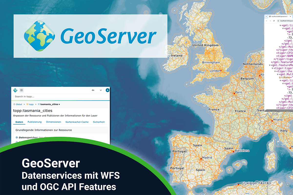 GeoServer Datenservices mit WFS und OGC API Features – online – 03.-04.09.2026