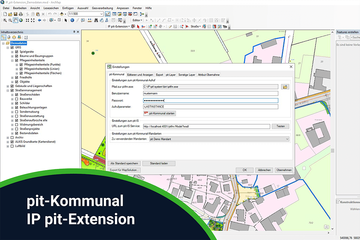 Schulung pit-Kommunal IP pit-Extension pit-Kommunal: Arbeiten mit der pit-Extension (ArcMap) - Hannover - 28.-29.04.2026