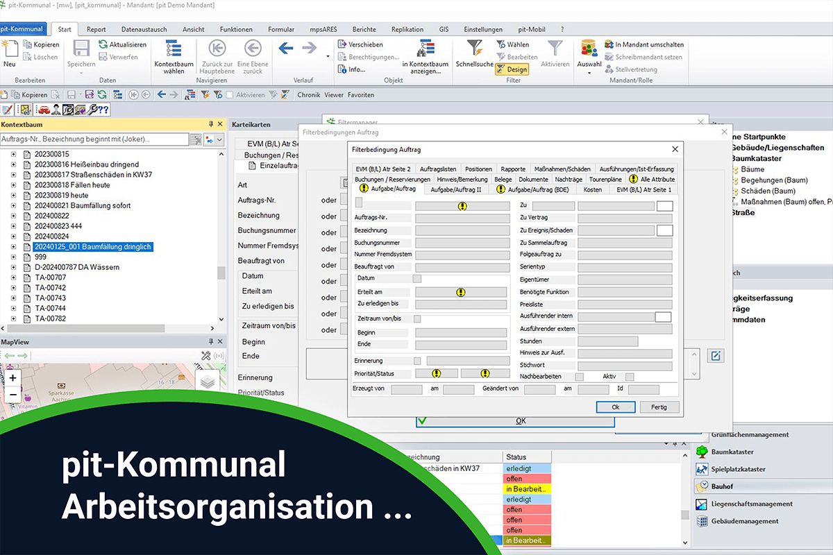 pit-Kommunal: Arbeitsorganisation, Filtern und Auswerten - online - 20.02.2025