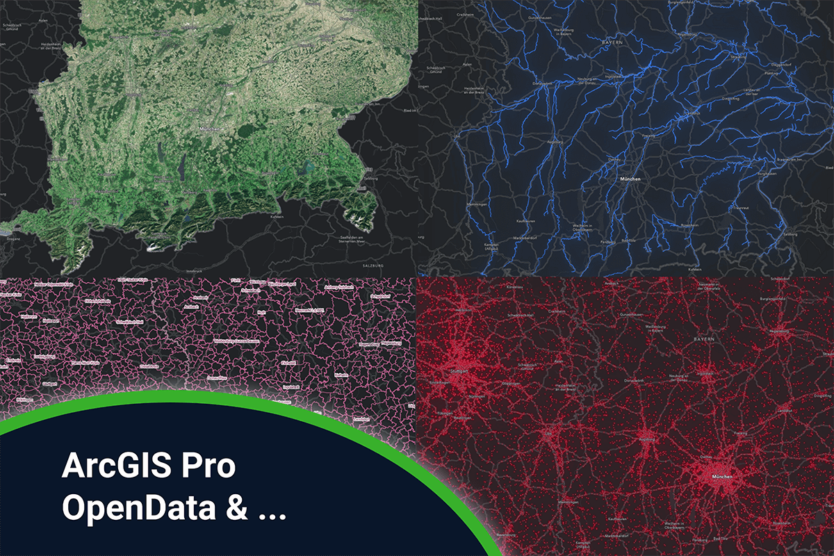 ArcGIS Pro: Arbeiten mit Open Data & ArcGIS Living Atlas of the World - online - 08.05.2025