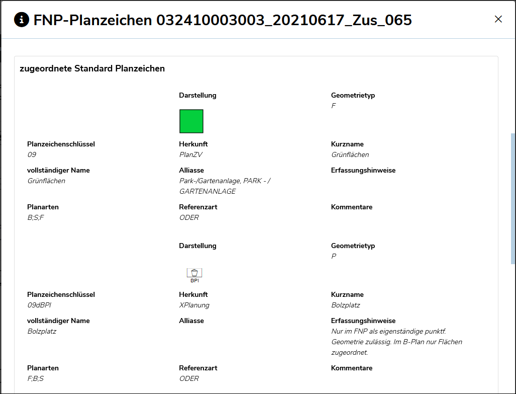 Recherchetool Planzeichendatenbank - Software as a Service (SaaS)