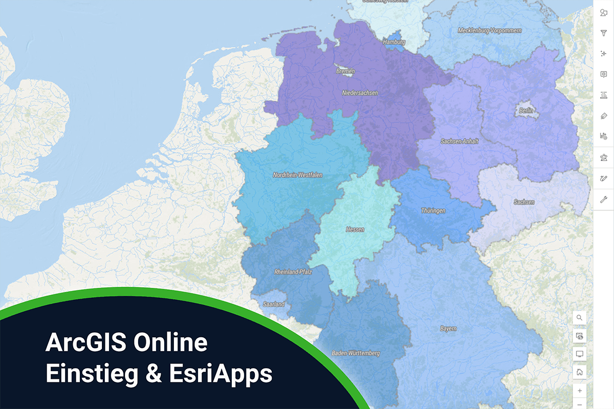 ArcGIS Online: Einstieg in ArcGIS Online und ausgewählte Esri Apps - online - 03.-04.06.2025